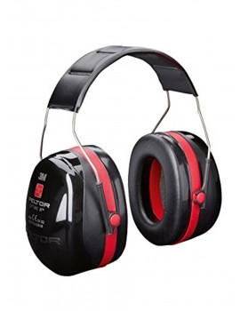 Peltor Optime III Black/Red Ear Defenders - H540A Personal Protective Equipment 